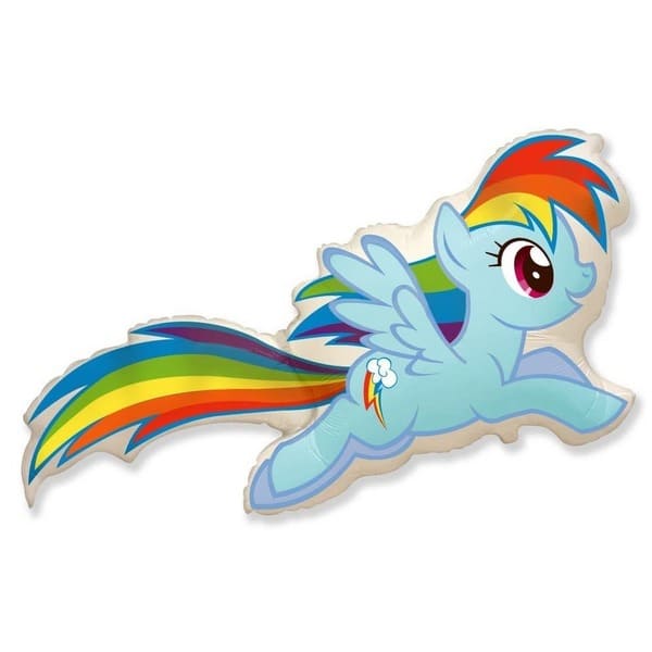 Фольгированная фигура "My Little Pony, Лошадка Радуга"
