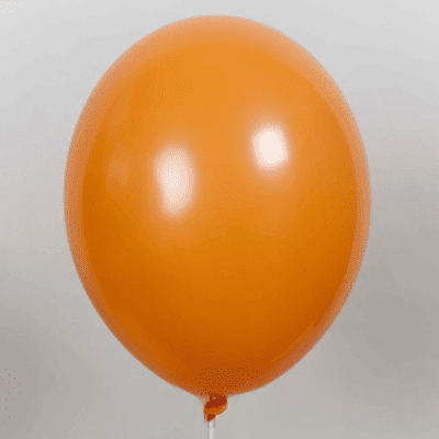 Воздушный шар оранжевый пастель