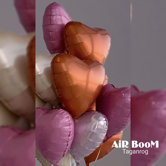 композиция из шаров на 14 февраля